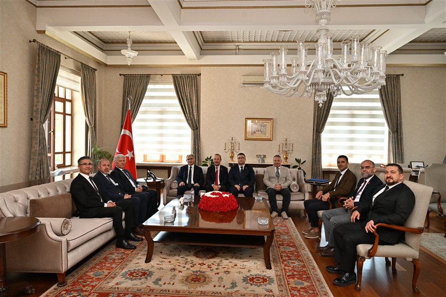 Veteriner Hekimler Birliği’nden Vali Özkan'a Ziyaret